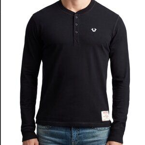 True Religion Men's Navy and Black Sweatshirt